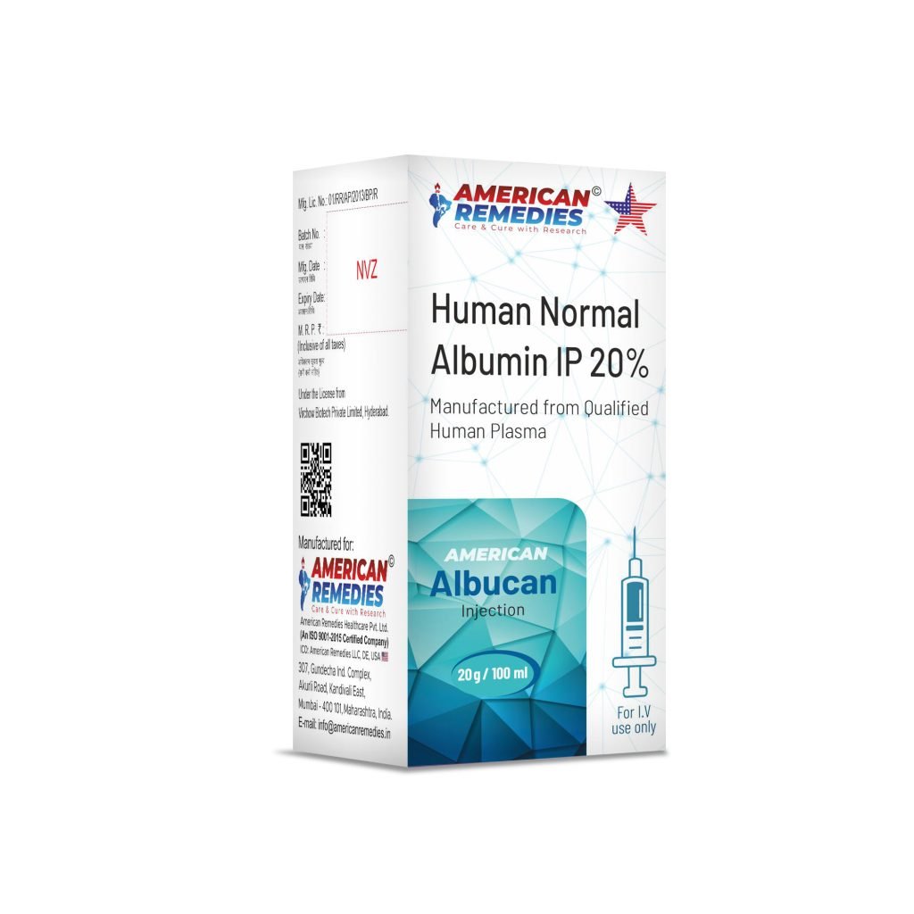 Albucan Injection Human Normal Albumin IP 20 Name Patient Medical